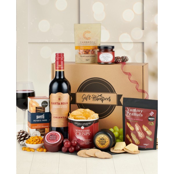Tribute To Cheese and Wine Gift Hamper