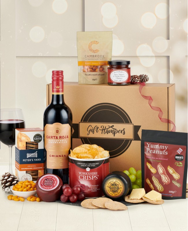Tribute To Cheese and Wine Gift Hamper