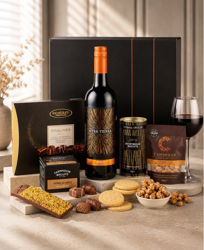 Classic Thank You - Gift Hamper (red wine)