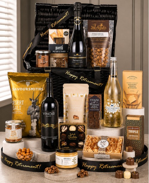 Happy Retirement Gift Basket <br/>(Food Hamper)