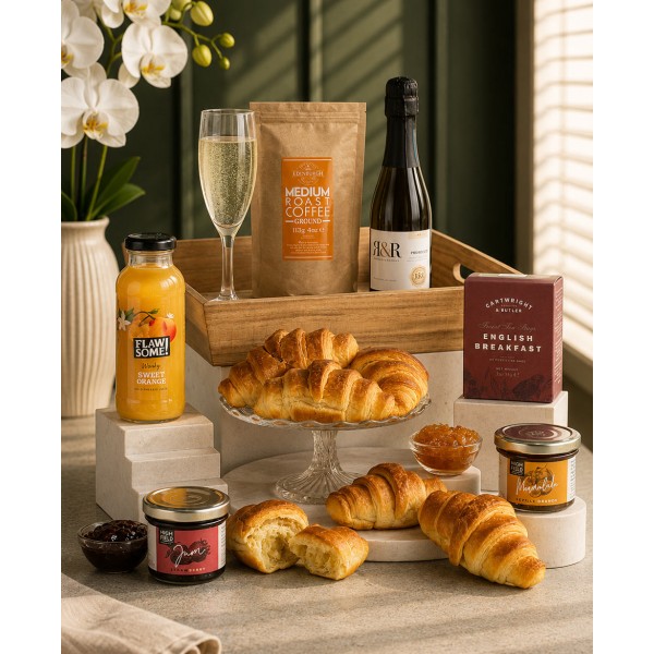 Sparkling Breakfast Celebration Tray