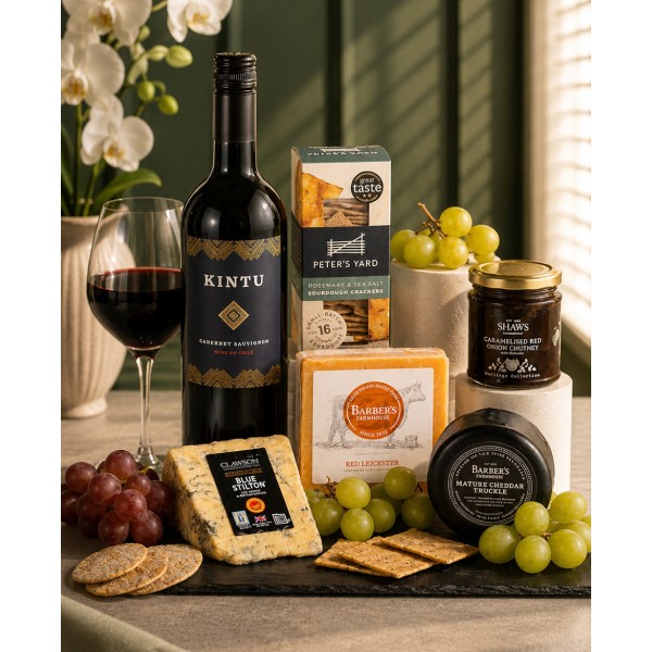 The Cheese & Wine Sharing Board