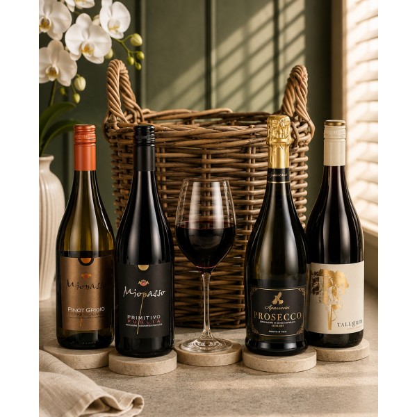 The Wine Quartet Gift Basket