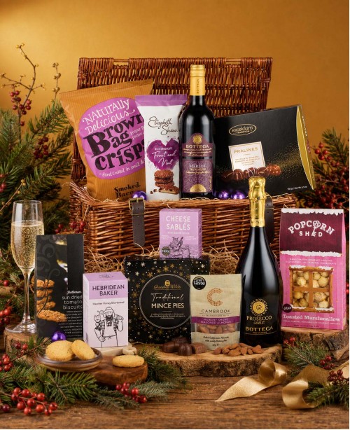 Regal Christmas Gift Basket