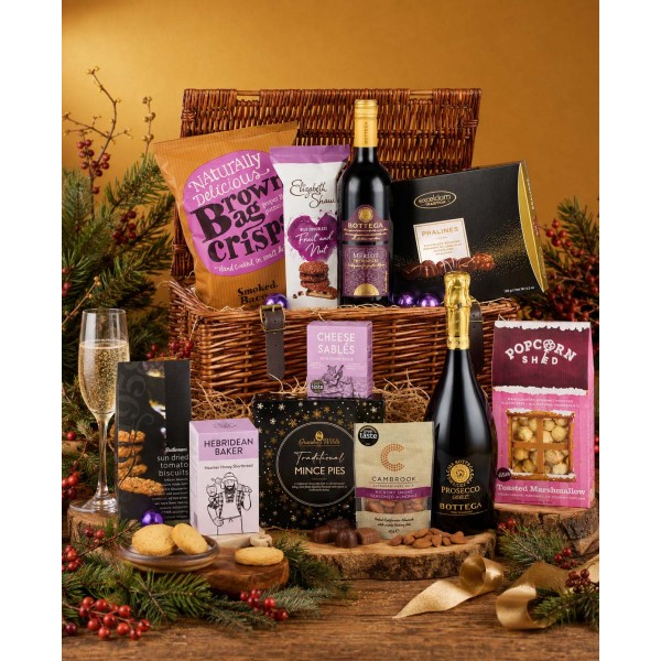 Regal Christmas Gift Basket