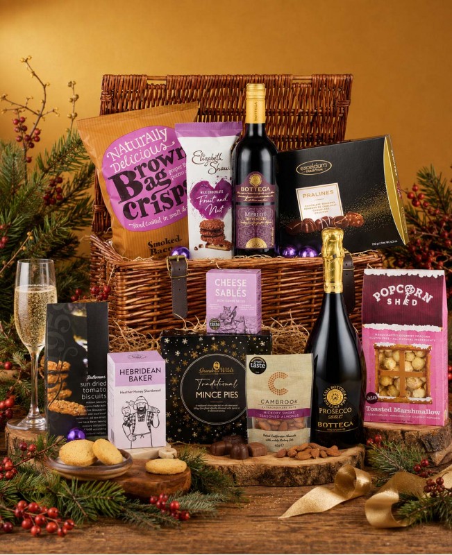 Regal Christmas Gift Basket