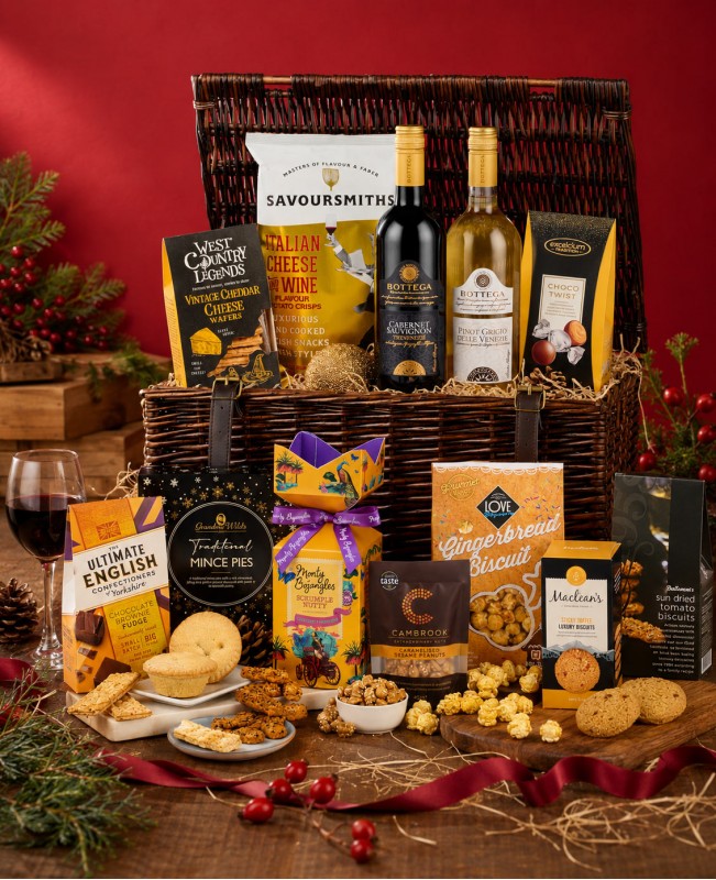 Festive Treasures Gift Basket