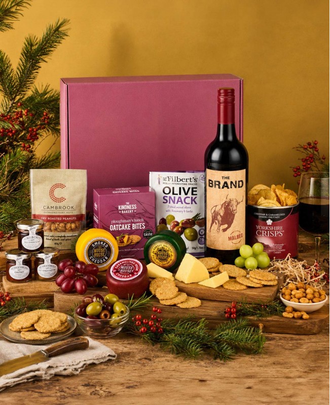Tribute To Cheese And Wine Gift Hamper