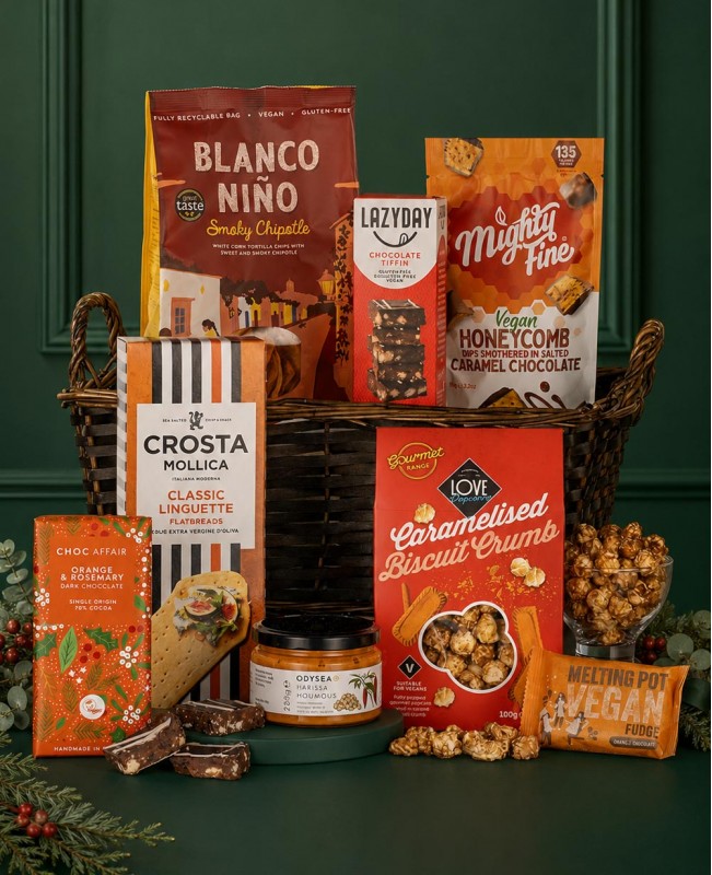 Gourmet Vegan Indulgence Gift Basket