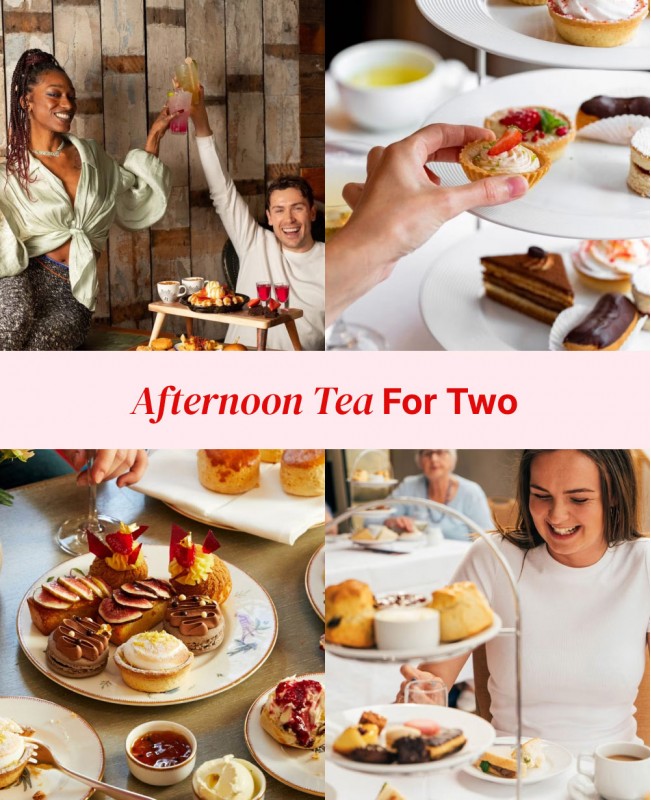 Afternoon Tea for Two Gift Experience Vo...