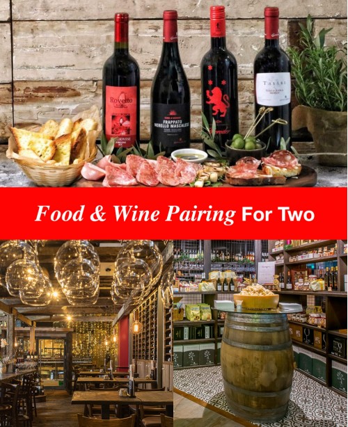 Veeno Italian Food and Red Wine Pairings... <br/>(Gift £50 to £100)