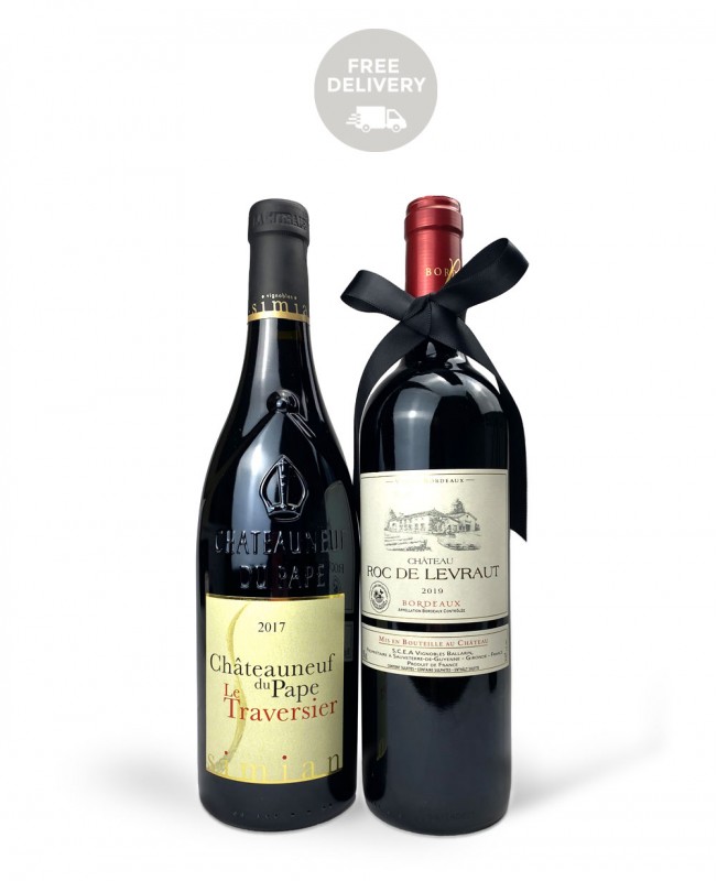 Free Delivery UK - Finest French Collection - Wine Gift Set