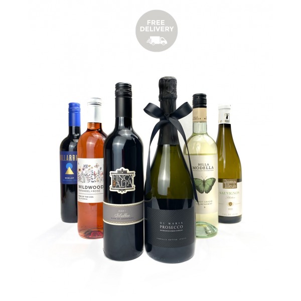 6 Party Favourites - Wine Case Gift