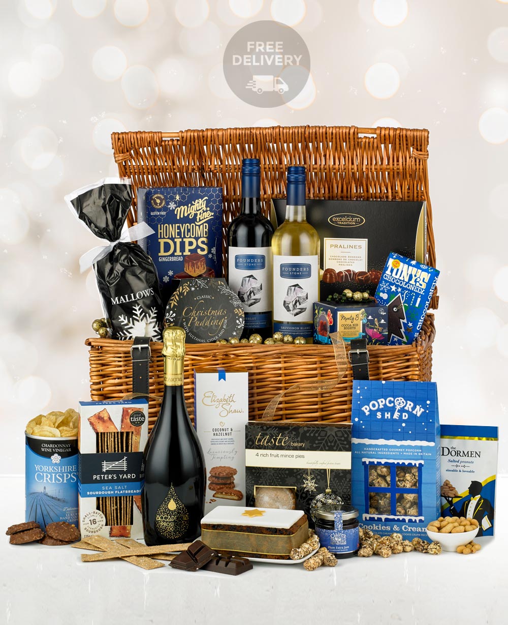 Gourmet Starry Nights Gift Hamper Basket (Gift Hamper London)