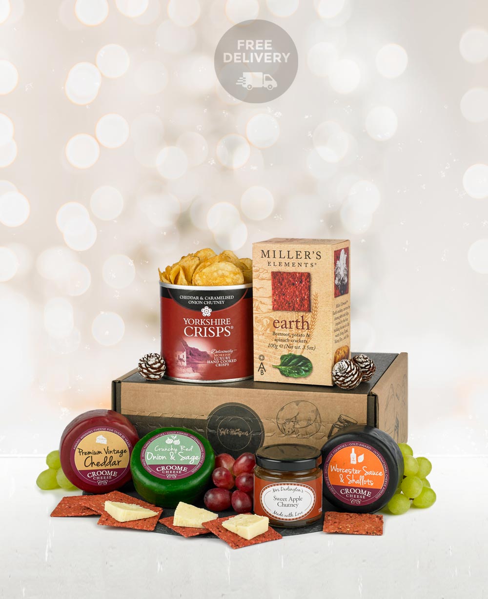 All About Cheese & Crackers Gift Hamper (Gift Hamper Sheffield)