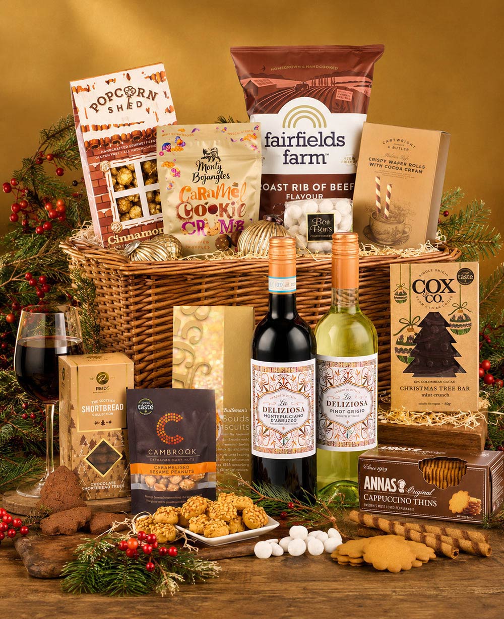 Fireplace Pleasures Gift Basket<br/>(Gift Hampers Liverpool)
