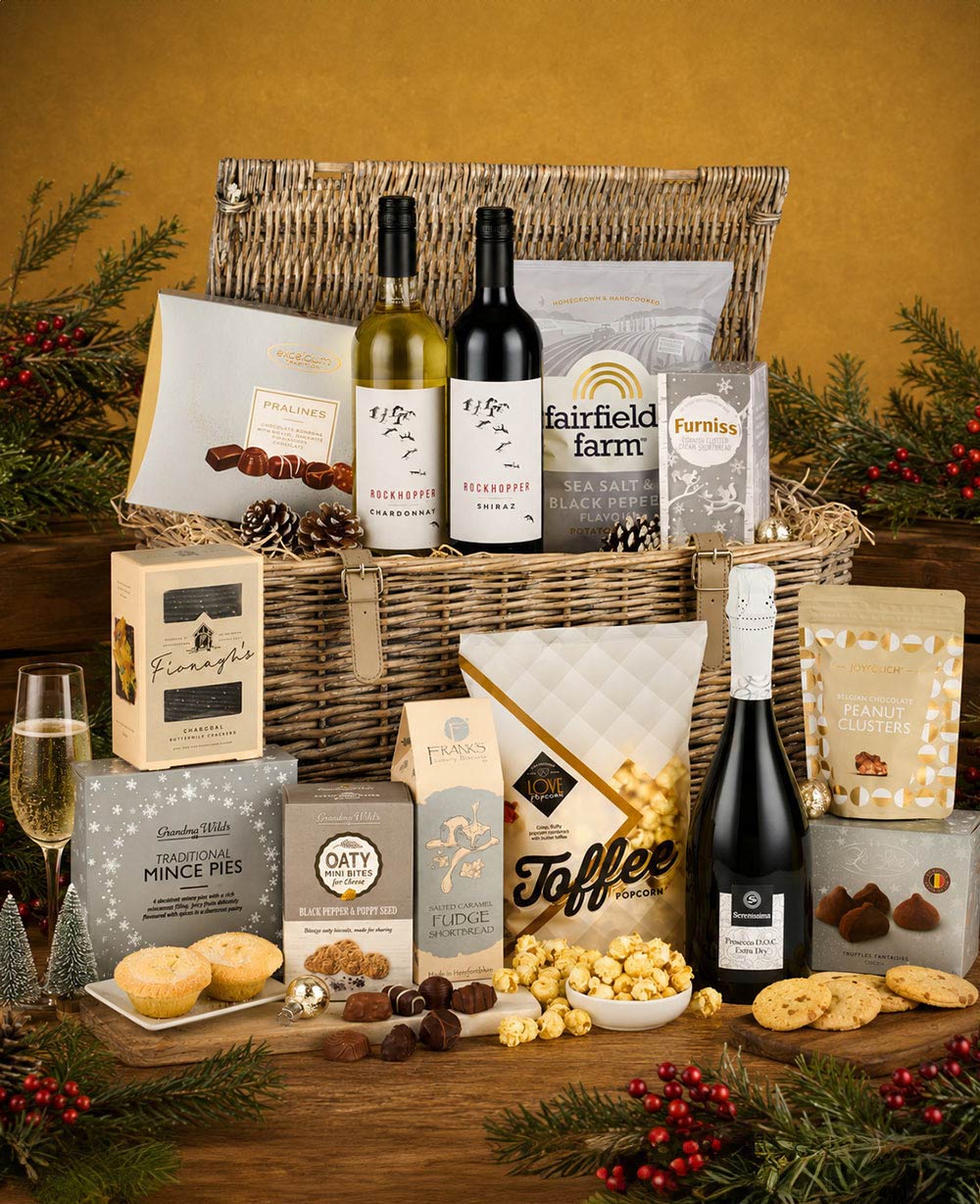 Snowflakes And Smiles Gift Basket<br/>(Gift Hampers Poole) Snowflakes And Smiles Gift Basket<br/>(Gift Hampers Poole)