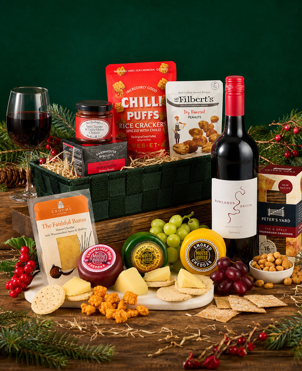 Christmas Eve Pairings Gift Basket<br/>(Gift Hampers Sheffield)