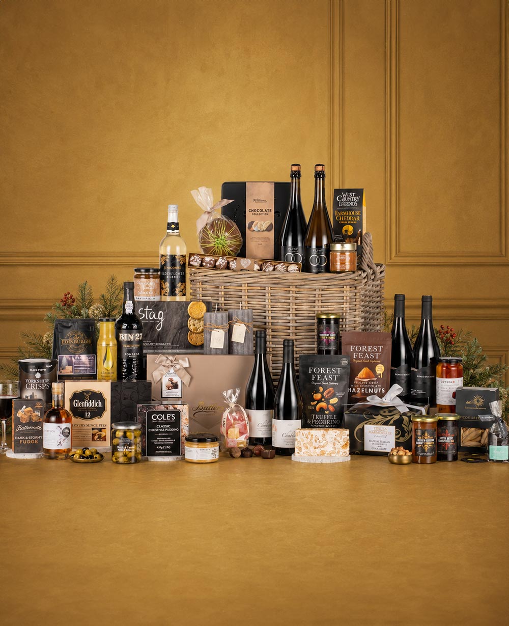 Refined Opulence Luxury Gift Basket<br/>(Gift Hampers Poole) Refined Opulence Luxury Gift Basket<br/>(Gift Hampers Poole)
