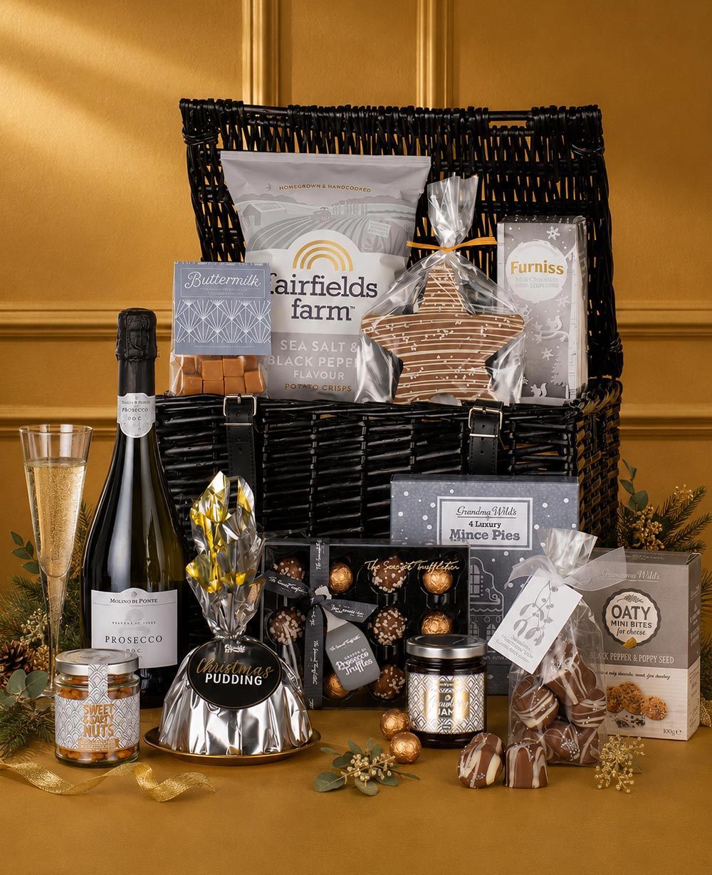 The Gilded Celebration Gift Hamper<br/>(Gift Hampers Birmingham) The Gilded Celebration Gift Hamper<br/>(Gift Hampers Birmingham)