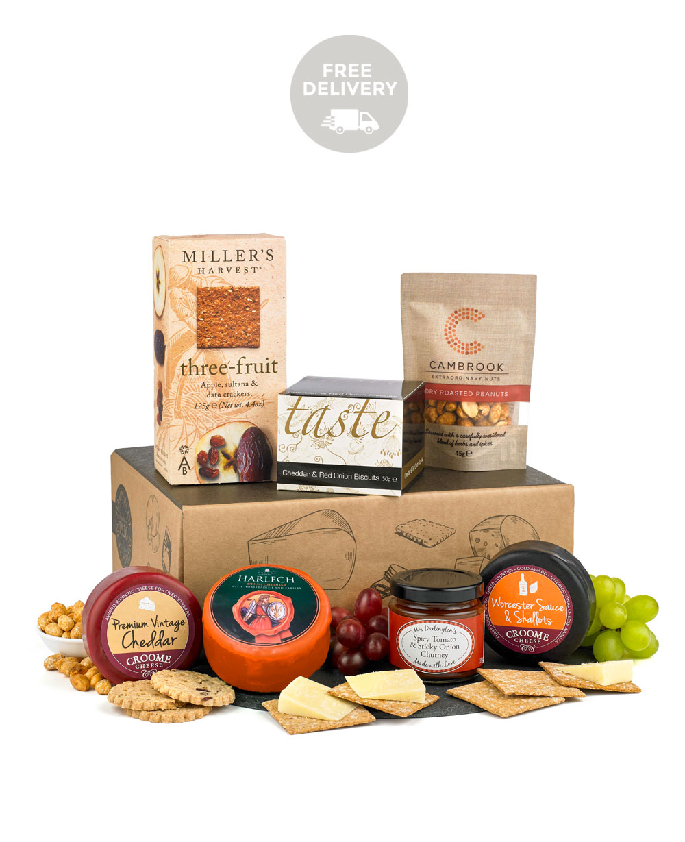 All About Cheese & Crackers Gift Hamper <br/>(Gift Hamper York)
